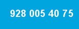 928 005 40 75